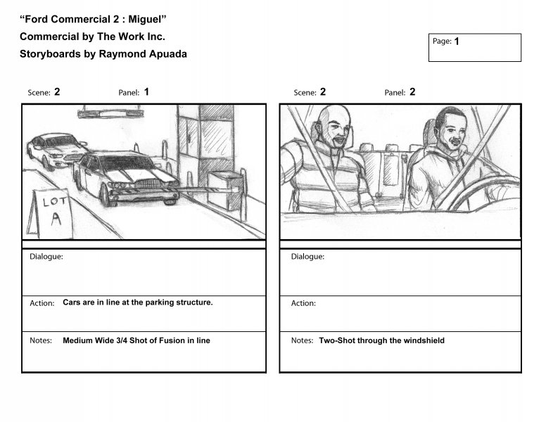 FordPass Storyboard Parking Commercial_pg_1